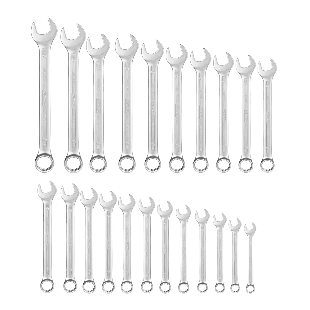 آچارهای یک سر تخت یک سر رینگ سری x-line نووا مدل 9306~9332