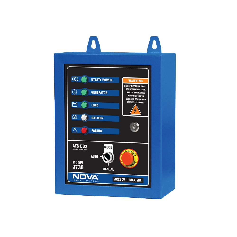 جعبه کنترل موتور برق (ATS Box) نووا مدل 9730
