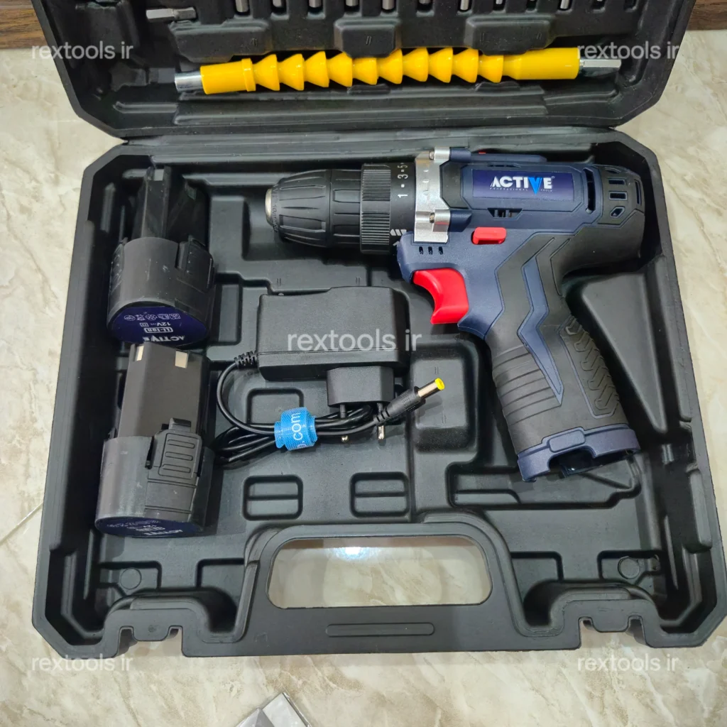 دریل شارژی 12 ولت همراه کیف BMC اکتیو مدل AC-2812BM