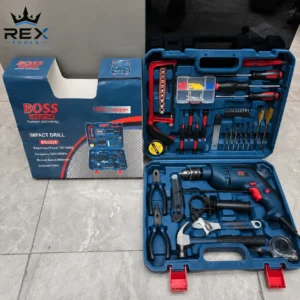 مجموعه دریل برقی و ابزار حرفه ای ۱۰۰ عددی اصلی باس مدل 1-188