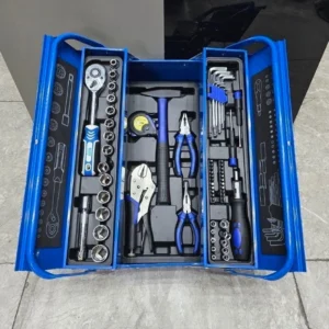 مجموعه جعبه بکس و ابزار دستی ۶۵ عددی صنعتی باس مدل Bs65