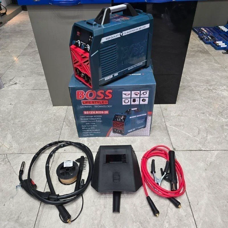 دستگاه جوش ۵۵۰ آمپر الکترود و Co2 باس مدل MIG/MMA-550
