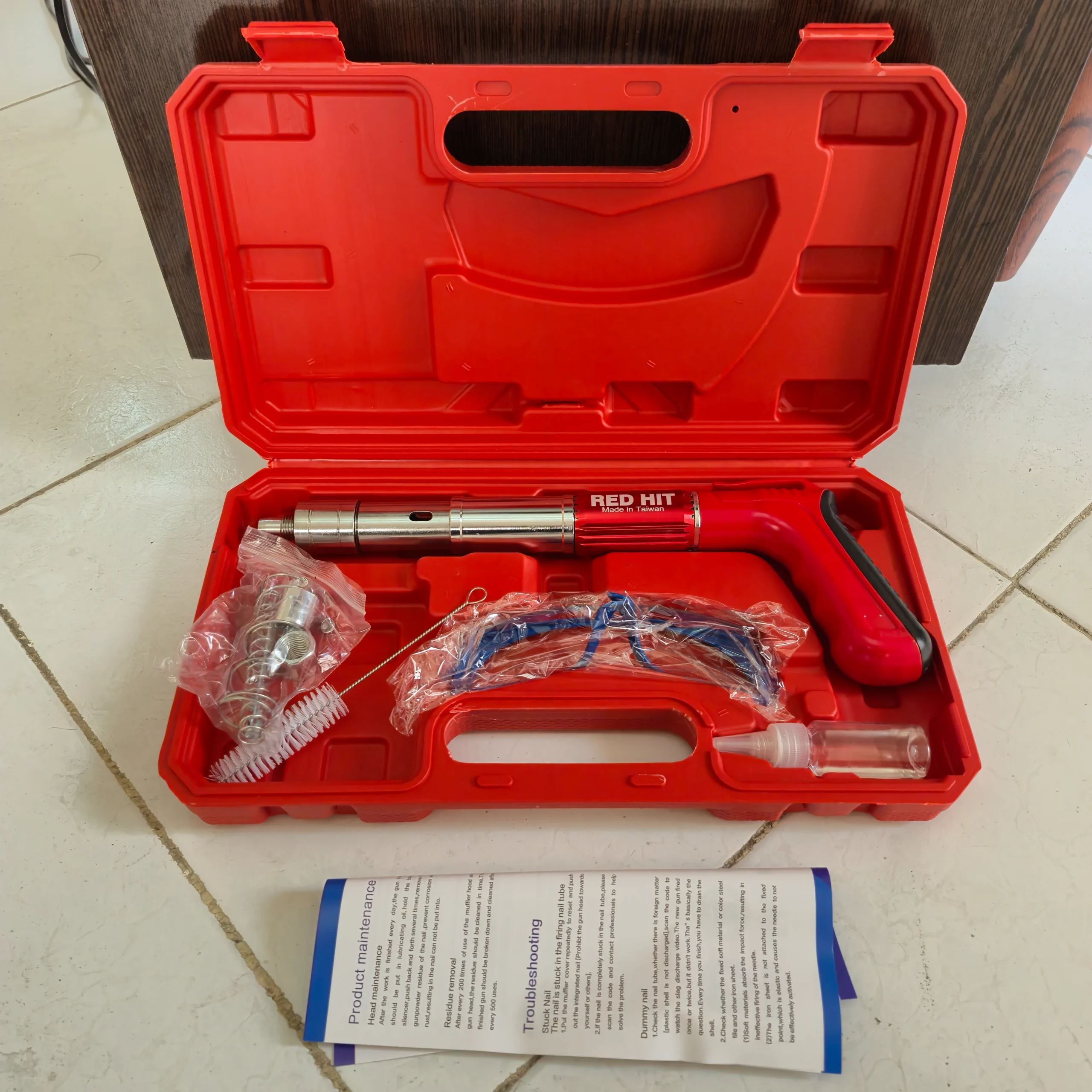 تفنگ میخکوب دستی تمام فلزی ردهیت مدل mk27 عکس اصلی محصول