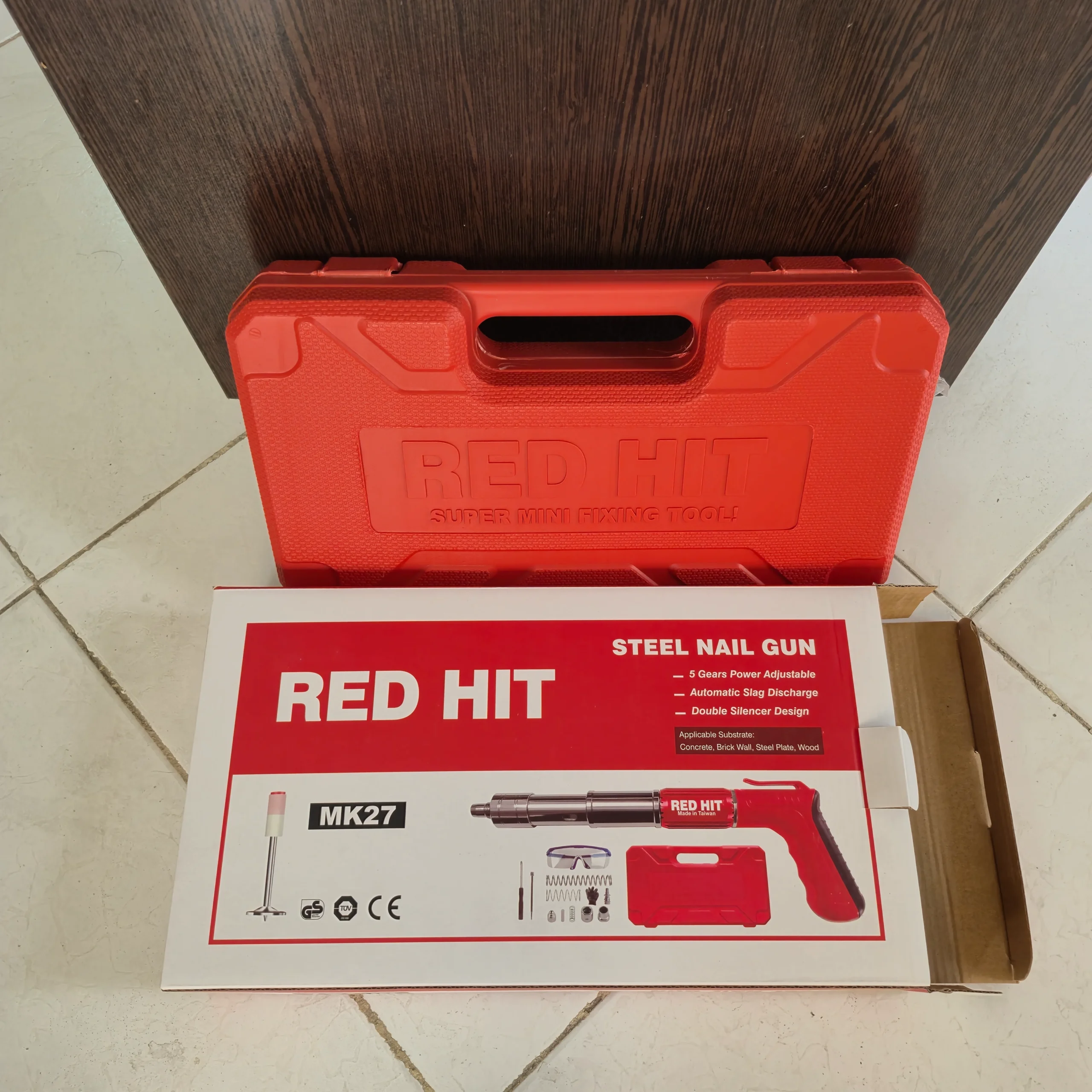 تفنگ میخکوب دستی تمام فلزی همراه کیف BMC ردهیت مدل mk27 - Image 4